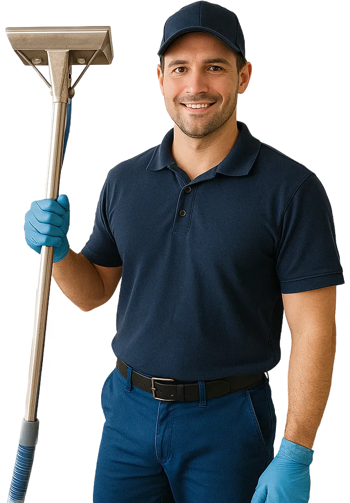 Professional floor care technician